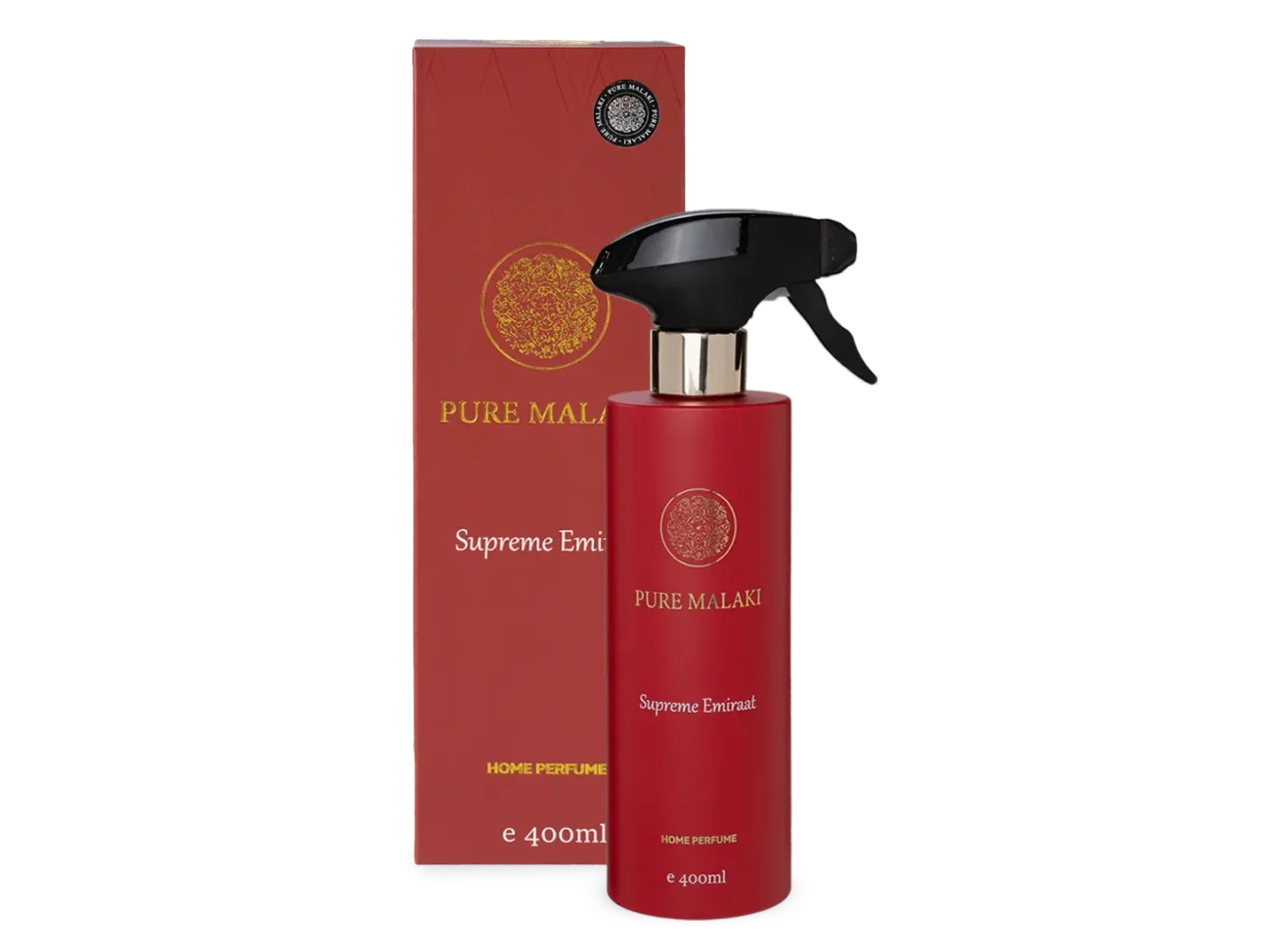 Luxe huisgeur fles en verpakking Supreme Emiraat van PureMalaki®