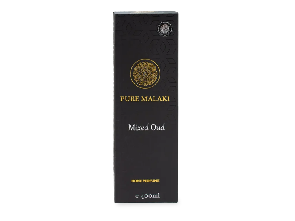 Verpakking van luxe huisgeur Mixed Oud van PureMalaki®