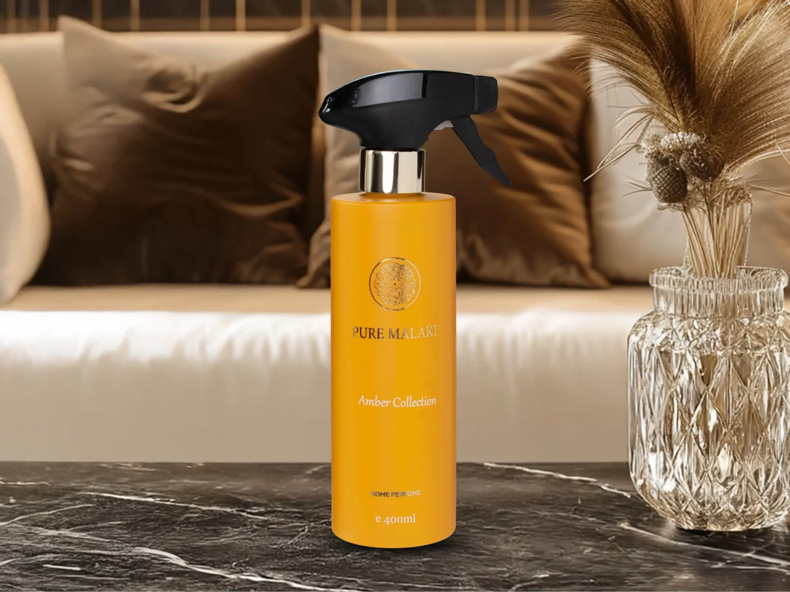 Luxe Amber Collection huisgeuren van PureMalaki® – warme en verfijnde aroma’s voor thuis