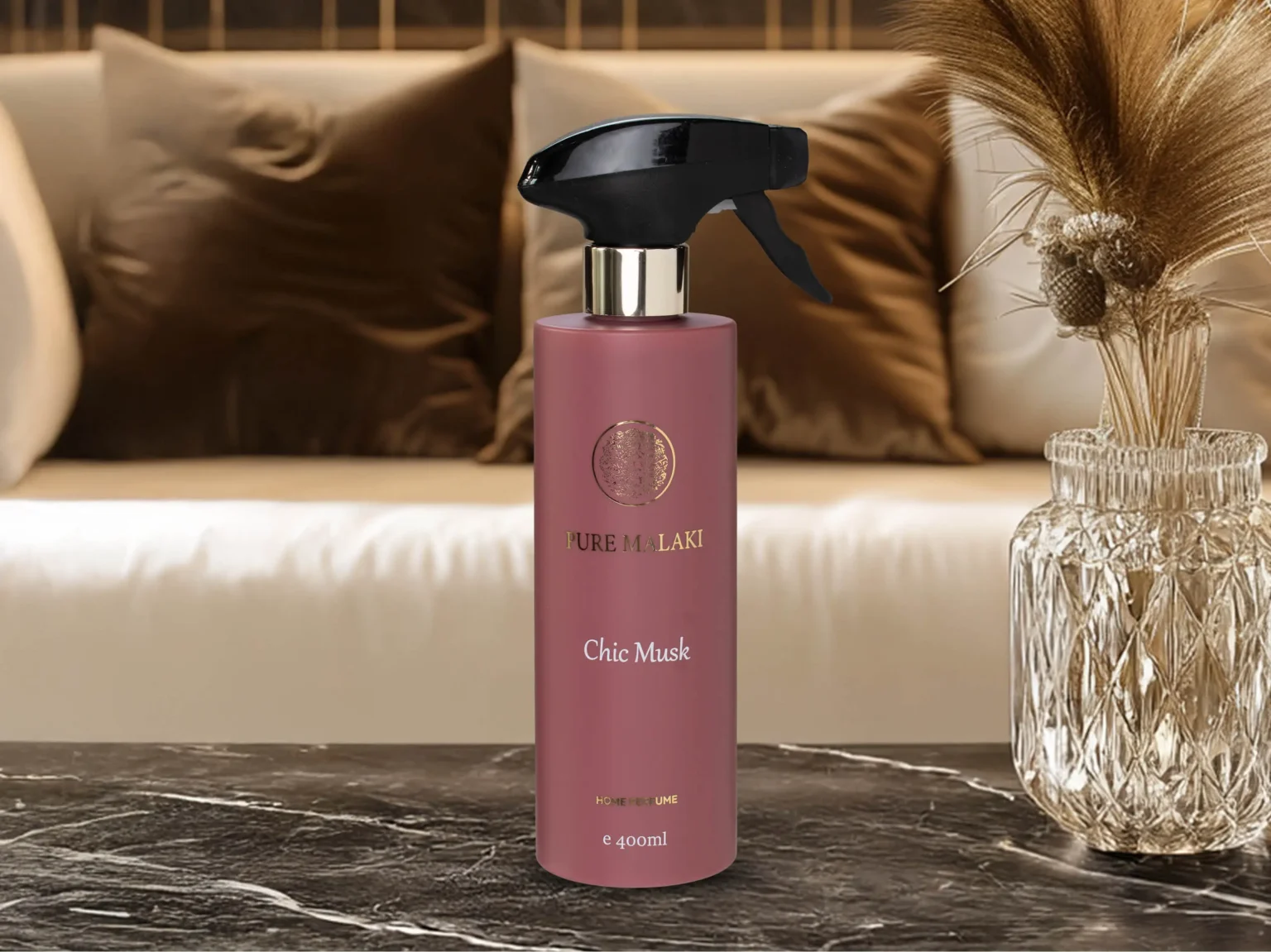 Luxe huisgeur Chic Musk van PureMalaki® – verfijnde muskusgeur voor een stijlvol en warm interieur