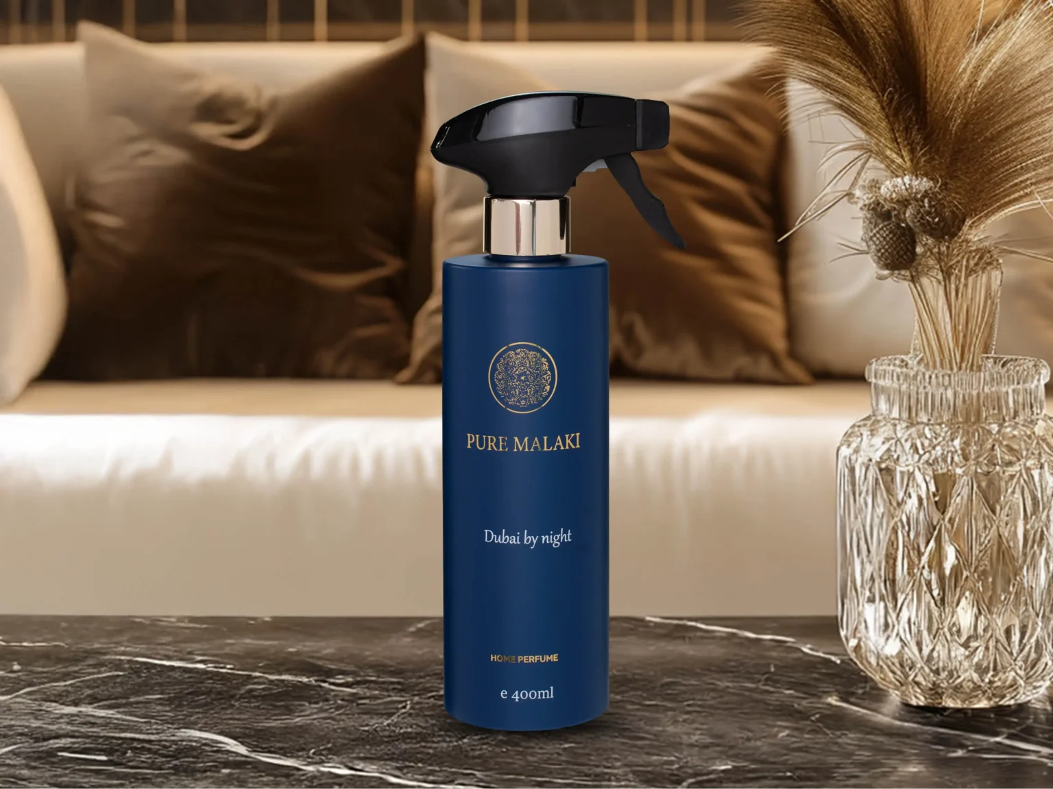 Luxe huisgeur Dubai By Night van PureMalaki® – rijke en mysterieuze geur voor een elegant interieur
