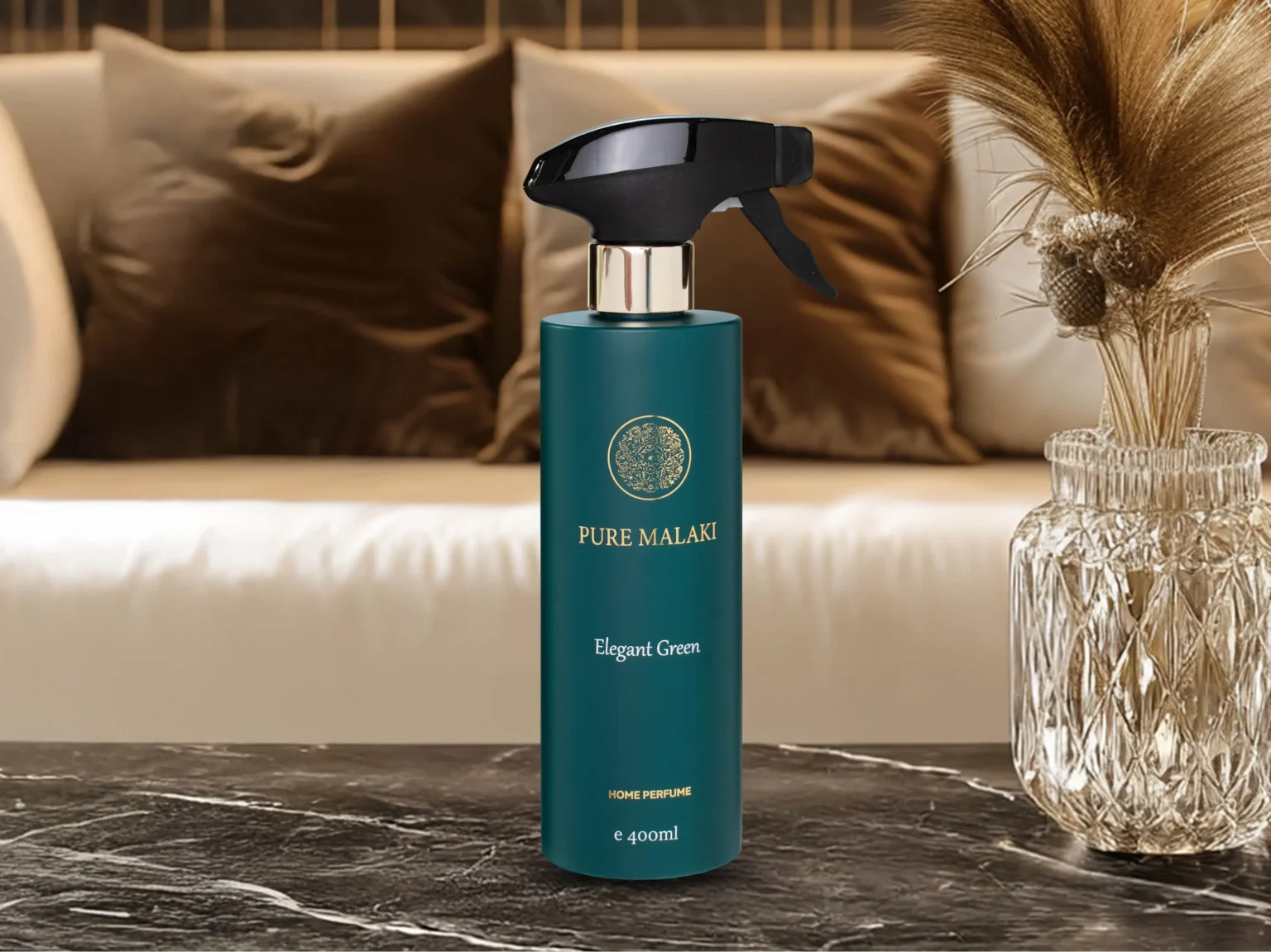Luxe huisgeur Elegant Green van PureMalaki® – frisse en elegante geur voor een stijlvol interieur